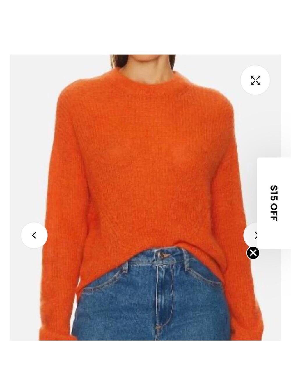 NWOT: Veronica Beard - Alpaca & Wool Blend Clementine Sweater in Size XS